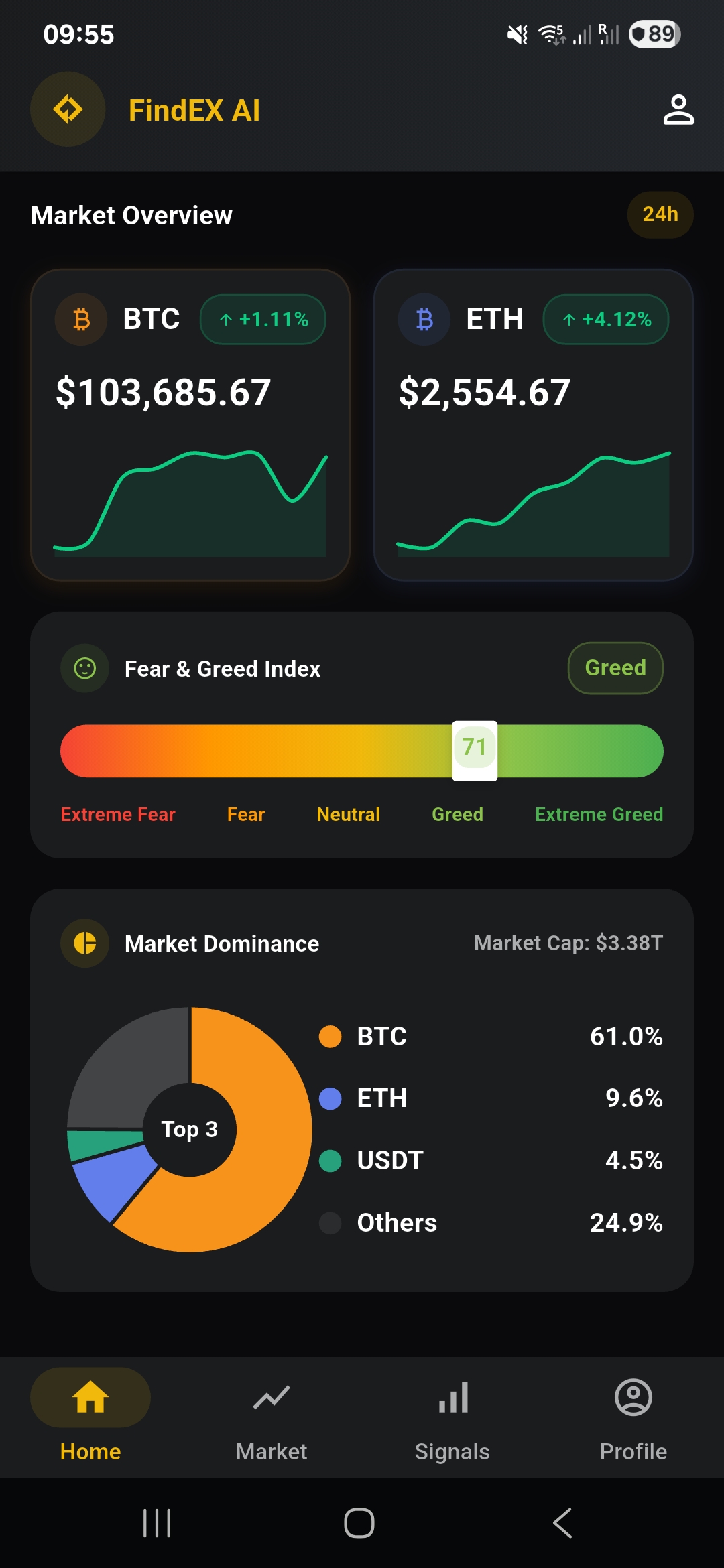 FindEX AI App Screenshot